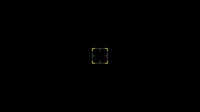Yellow Square Frame