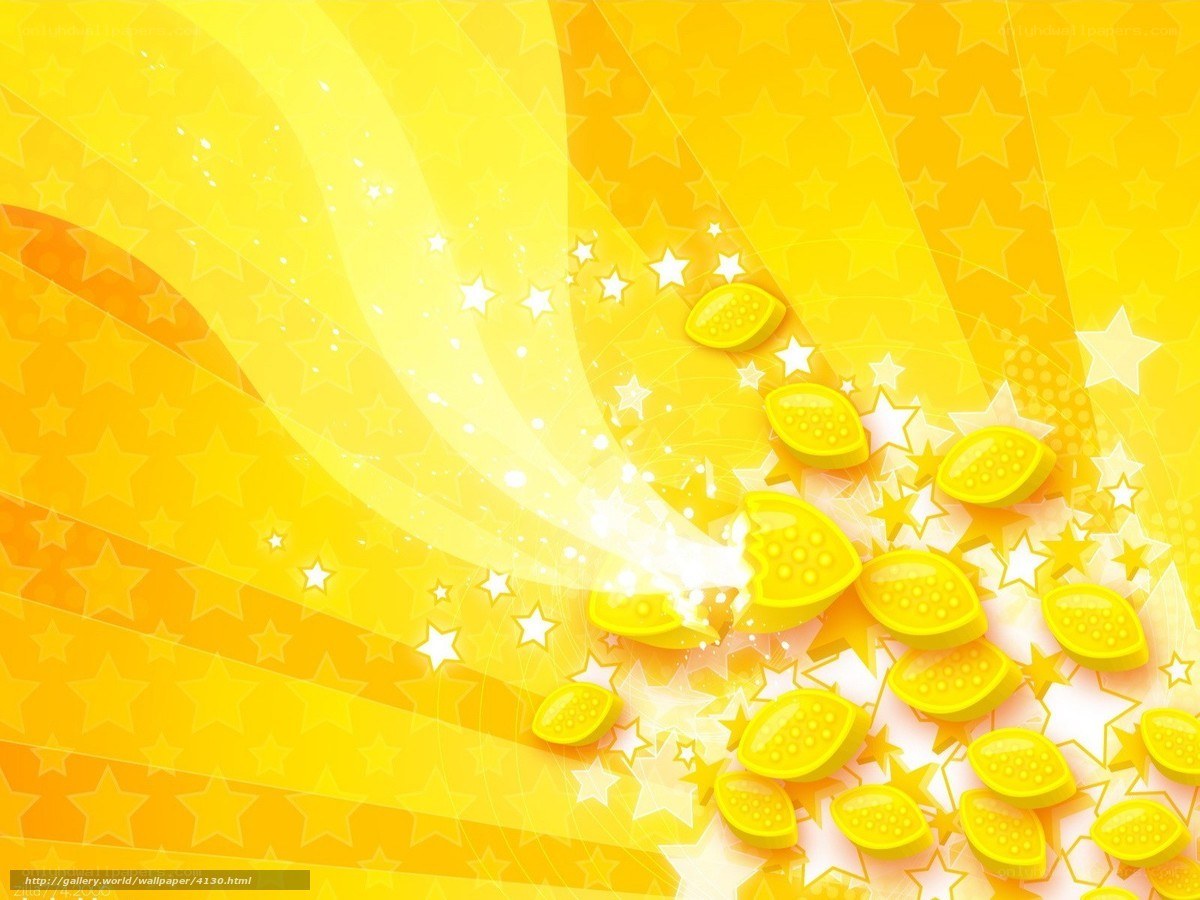 yellow star explosion wallpaper