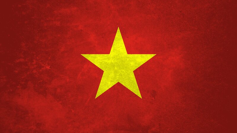 Yellow Star on Red Background — Patriotic