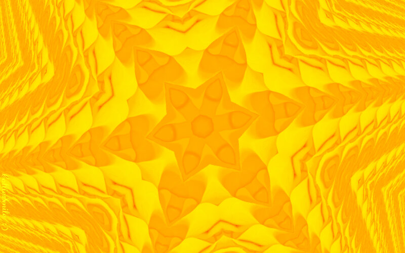 Yellow Star Pattern — Hypnotic