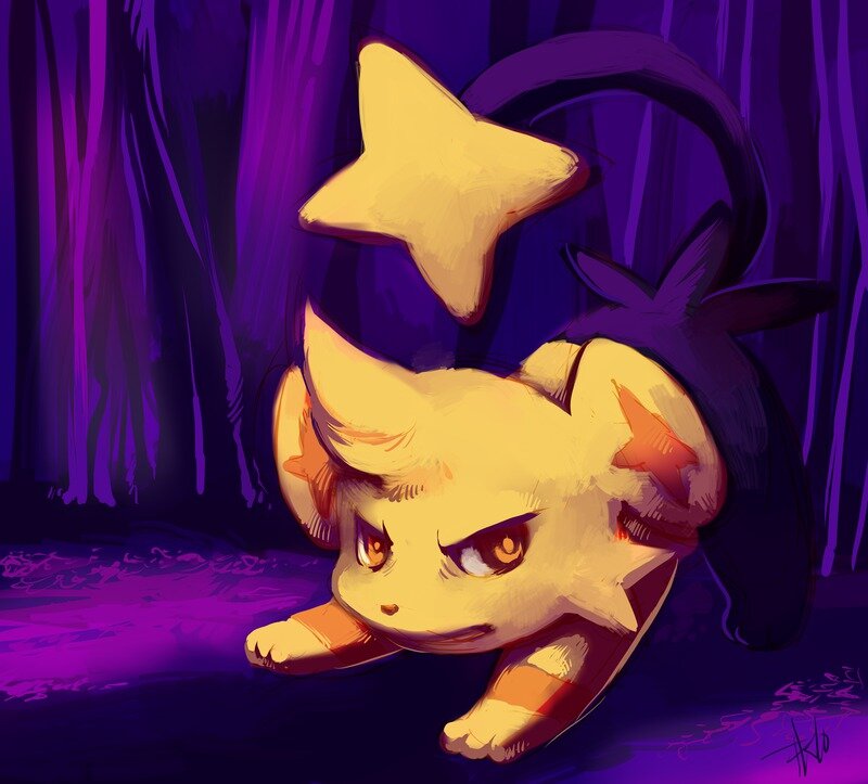 Yellow Star-shaped Creature