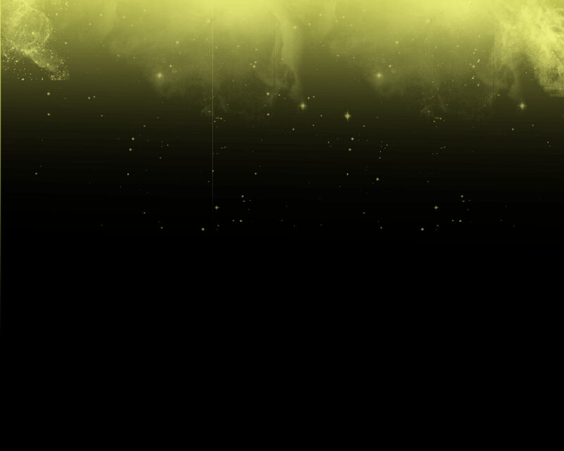 yellow starry night sky