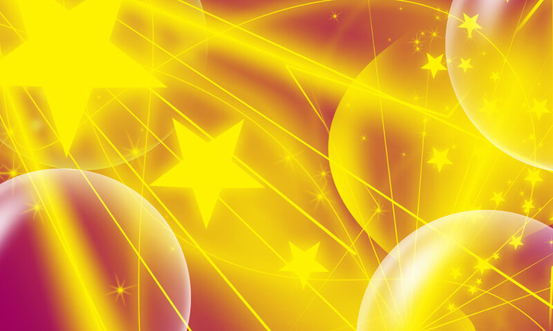 Yellow Stars and Orbs