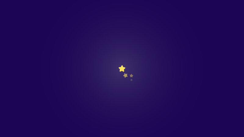 Yellow Stars on Purple