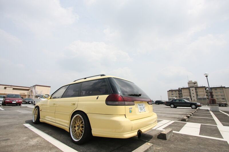 Yellow Station Wagon