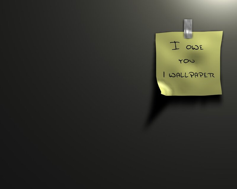 Yellow Sticky Note — Black, Minimalist, 3d Render, Clip