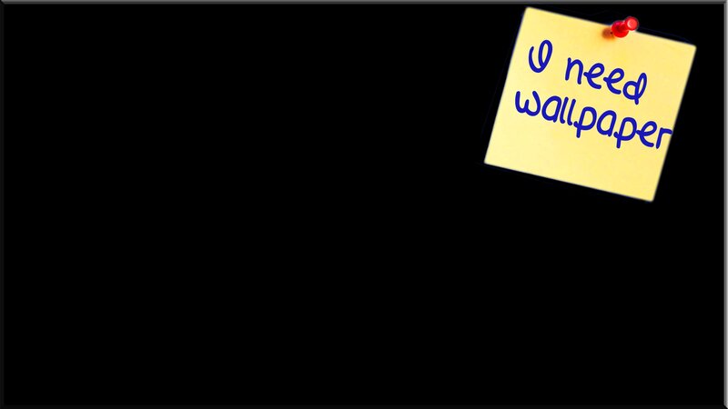 Yellow Sticky Note — Black, Minimalist, Digital Art