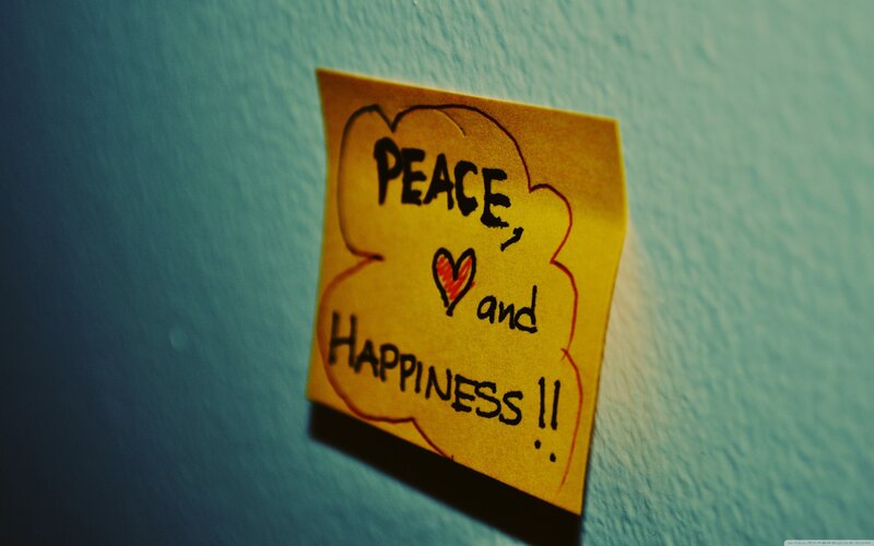 Yellow Sticky Note — Calm