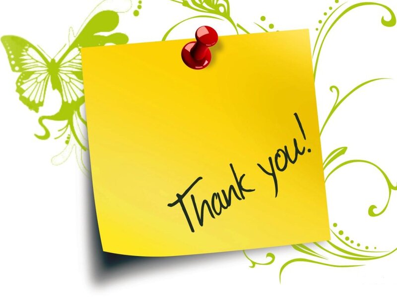 Yellow Sticky Note — Grateful
