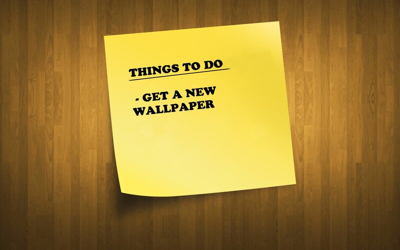 Yellow Sticky Note — Minimalist