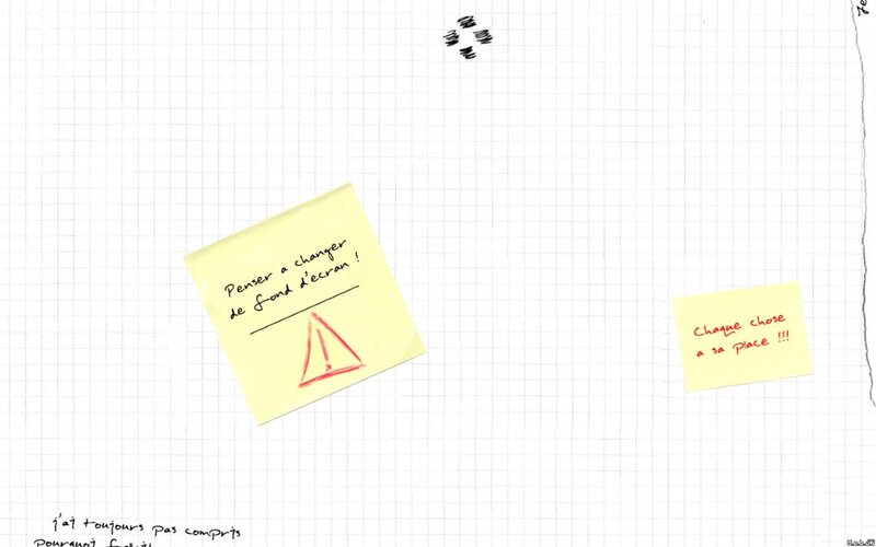 Yellow Sticky Notes — White