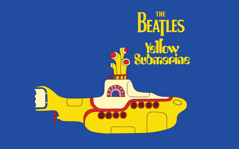 Yellow Submarine — Blue, Playful, Illustration