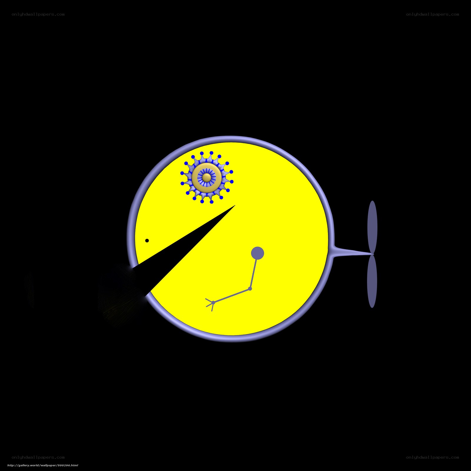 Yellow submarine clock