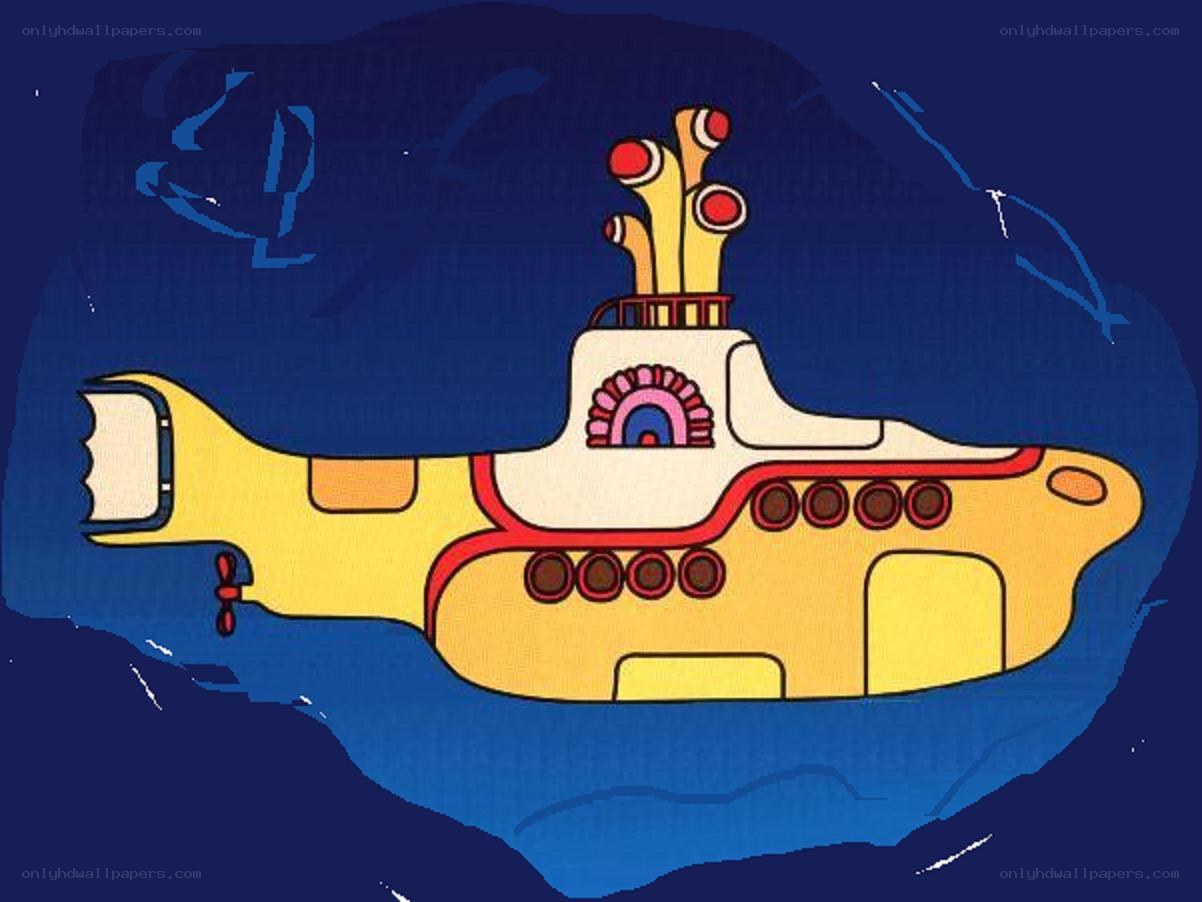 Yellow submarine illustration