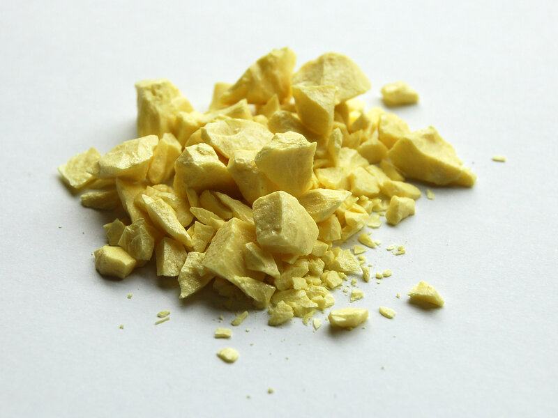 Yellow Sulfur Chunks