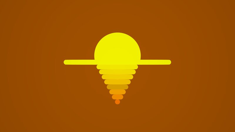 Yellow Sun Icon