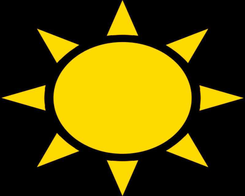 Yellow Sun Symbol