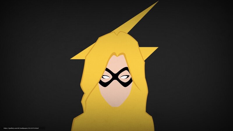 yellow superhero character