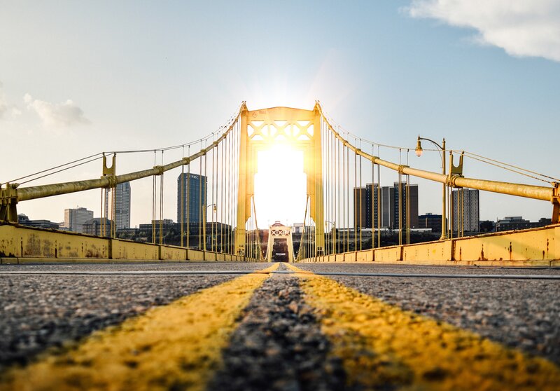 Yellow Suspension Bridge