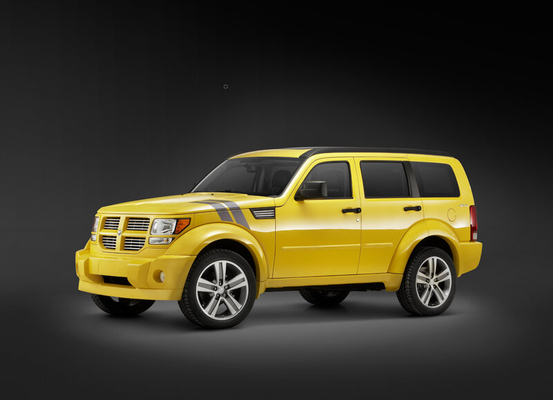 Yellow SUV