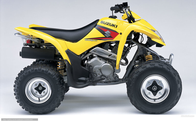 Yellow Suzuki Quad Bike — Neutral
