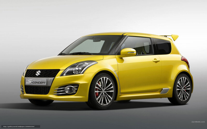 Yellow Suzuki S-Concept Car