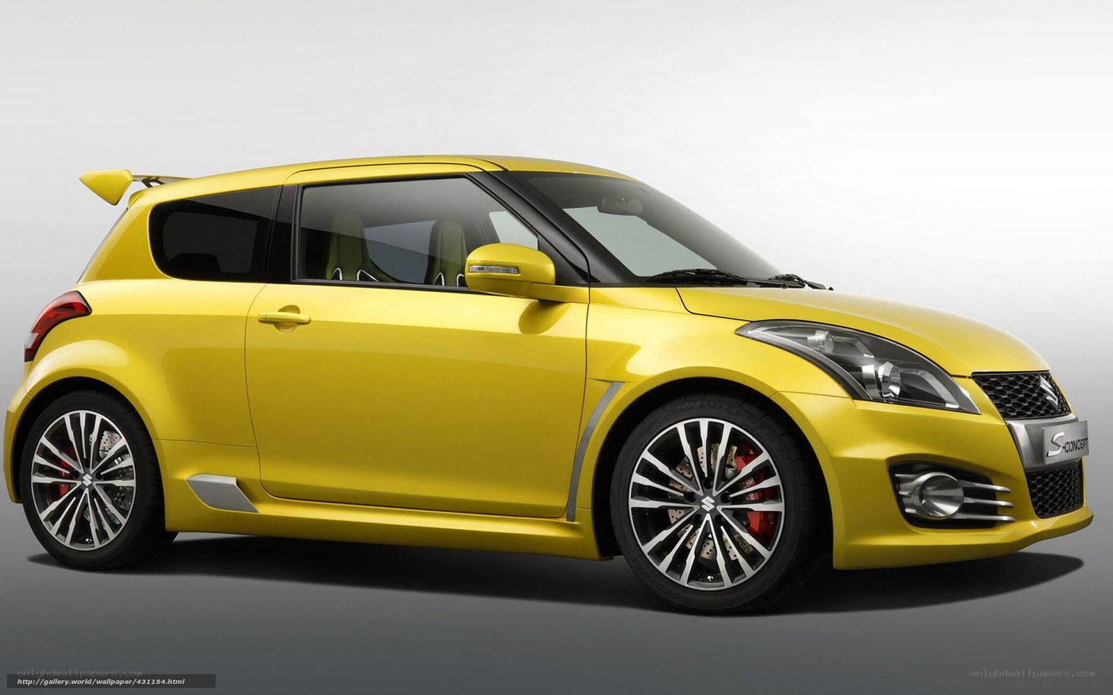 Yellow Suzuki Swift Concept