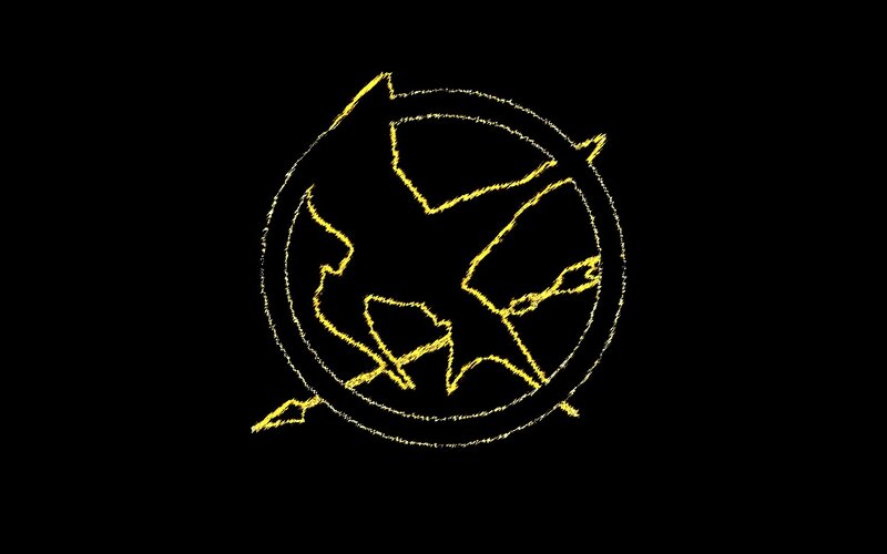 Yellow Symbol on Black