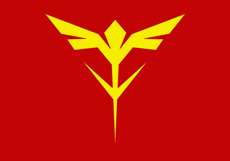 Yellow Symbol on Red
