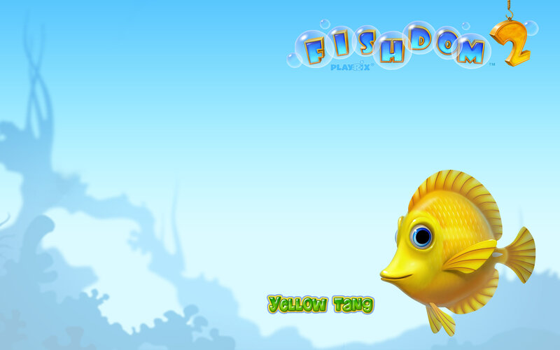 Yellow Tang Fish — Blue