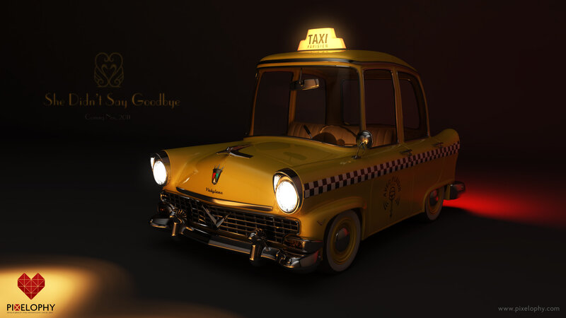 Yellow Taxi Car
