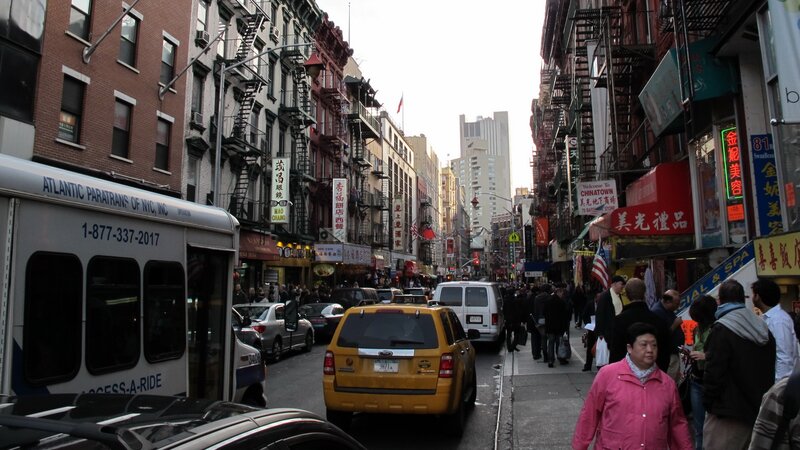 Yellow Taxi in Street