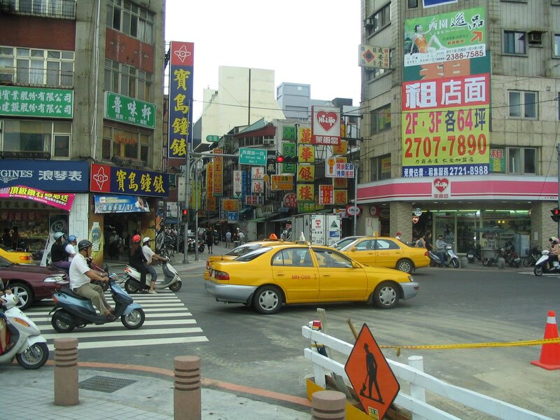 Yellow Taxi on Street