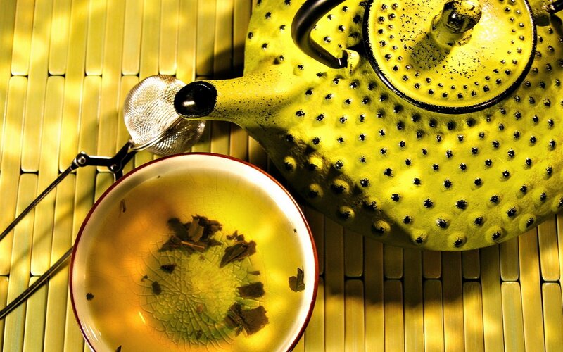 Yellow Teapot and Cup