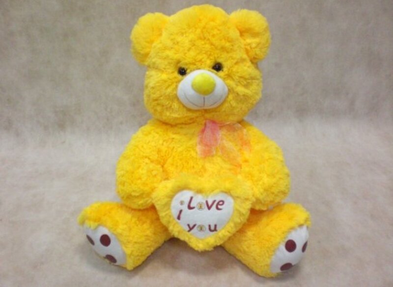 Yellow Teddy Bear — Calm, Photograph