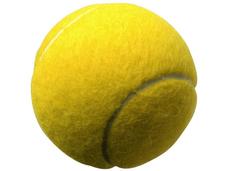 yellow tennis ball