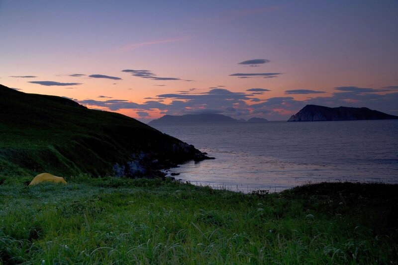 Yellow Tent on Coast