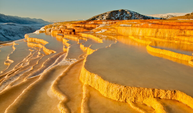 Yellow Terraced Pools