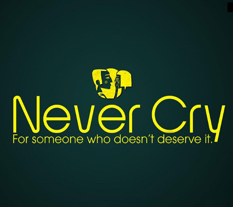 Yellow Text on Dark Background — Serious