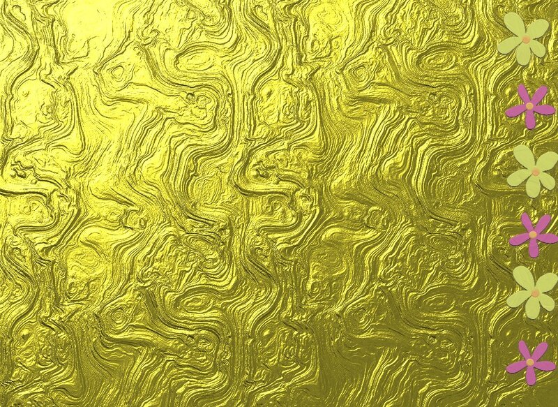 yellow textured background with flowers