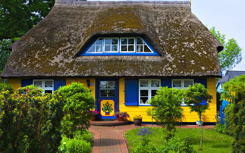 Yellow Thatched Cottage