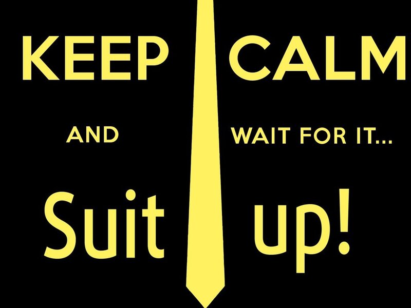 Yellow Tie on Black