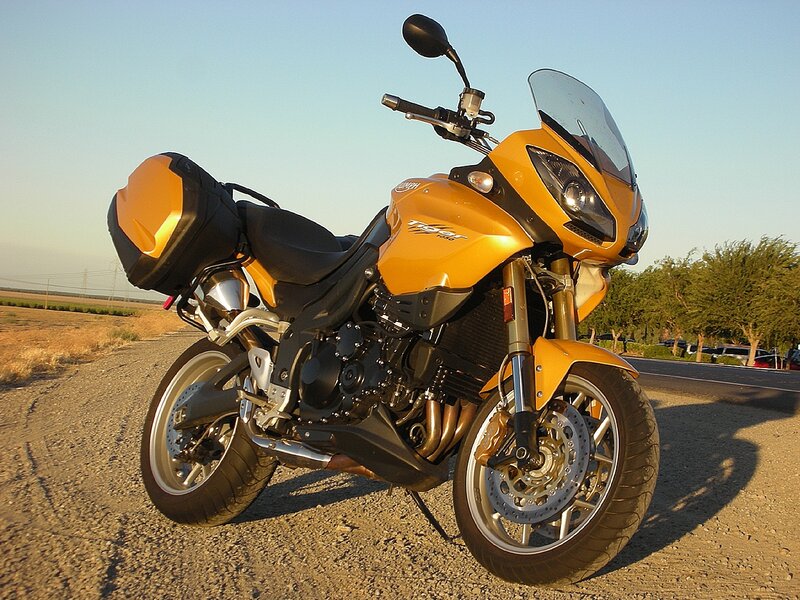 Yellow Touring Motorcycle — Calm