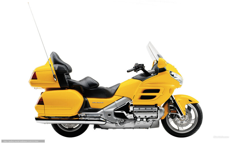 Yellow Touring Motorcycle — Neutral