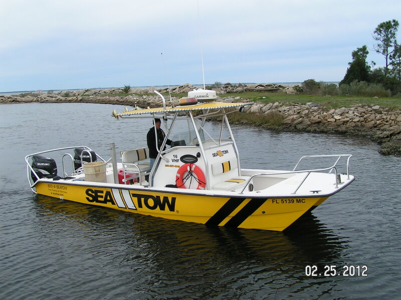 Yellow Tow Boat