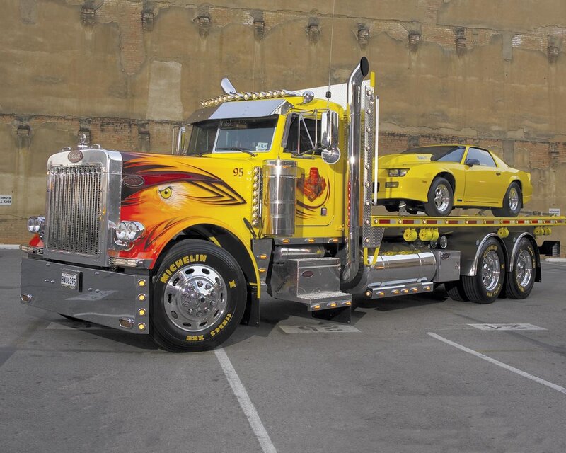 Yellow Tow Truck