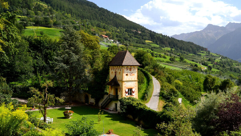 Yellow Tower on Hillside