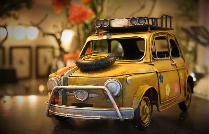 Yellow Toy Car Model — Calm