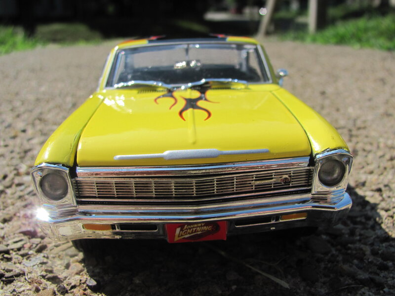 Yellow Toy Car — Neutral, Afternoon