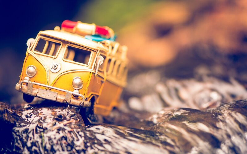 Yellow Toy Van